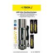 heitech flashlight with 9 leds includes 3 micro aaa batteries hei002745 photo