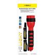 heitech flashlight with 5 led large 15 cm incl battery hei003557 photo