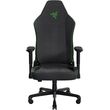 gaming chair razer iskur v2 x lumbar curve plus fabric  black photo