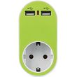 eurolamp antaptoras soyko 2 usb prasino prostasia epafon 147 09012 photo