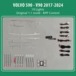 DIGITAL IQ AMBIENT LIGHT VOLVO S90 - V90 MOD. 2017-2024, 19 LIGHTS