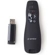 gembird wireless presenter with laser pointer black wp l 12 photo