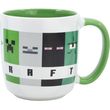 STOR: MINECRAFT SQUARED PATTERN - YOUNG ADULT CERAMIC ELITE MUG IN GIFT BOX (385ML) (75618)