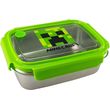 STOR:  MINECRAFT - YOUNG ADULT STAINLESS STEEL RECTANGULAR SANDWICH BOX (2190)