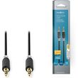 nedis cabw22000at05 stereo audio cable 35 mm male 35 mm male 05m anthracite photo