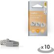 nedis ccbw89355gy cat 6 utp network connector set rj45 male free strain relief boot 10 pieces greyp photo