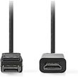 NEDIS CCGL37100BK10 DISPLAYPORT CABLE, DISPLAYPORT MALE - HDMI CONNECTOR 1080P 1.00M BLACK