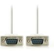 nedis ccgl52000iv20 serial cable d sub 9 pin male d sub 9 pin male 2m ivory photo
