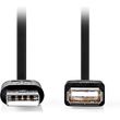 nedis ccgl60010bk10 usb 20 cable usb a male usb a female 100m black photo