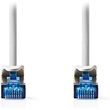 NEDIS CCGP85330GY05 CAT6A CABLE S/FTP RJ45 MALE RJ45 MALE 0.50 M ROUND LSZH GREY POLYBAG