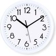 nedis clwa105wt wall clock 220mm plastic white photo