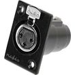 NEDIS COTP15911BK XLR CHASSIS MOUNT XLR 3-PIN FEMALE BLACKP