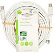 nedis csgl40000wt100 coax cable iec coax male iec coax female 100m whitec photo