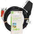 nedis cvgl31130bk20 scart cable scart male 3x rca male 200m black photo