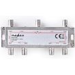 NEDIS SSPL610ME SATELLITE F-SPLITTER MAX 17 DB GAIN 5 - 2400 MHZ 6 OUTPUTS
