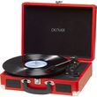 denver vpl 120 suitcase turntable red photo
