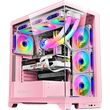 armaggeddon e atx rgb transparent fish tank gaming case aquaron xtreme pink aquaron xtreme p photo