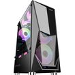 armaggeddon atx matx pc casing with 3xargb fans black tritron1 b photo