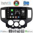 DIGITAL IQ BXF 11458BL_CPAA (9INC) MULTIMEDIA TABLET FOR NISSAN NV 200 MOD. 2009&GT; (BLACK)