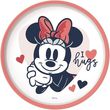 stor disney minnie mouse heart full non slip bicolor premium plate 10793 photo