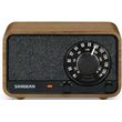 sangean wr 8 vintage walnut am fm bluetooth wooden cabinet radio photo