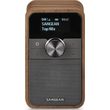 sangean ddr 8 vintage walnut dab fm rds bluetooth wooden cabinet radio photo