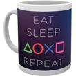 abysse playstation eat sleep play repeat mug photo