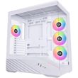 ATX CASE LIAN LI VECTOR V100 WHITE - 4 X 120MM ARGB - LED RGB STRIP - TEMPERED GLASS