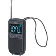 camry portable usb mini radio black cr1905 photo