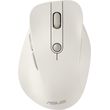 asus md105 wireless mouse 2400dpi dual mode wireless 24 ghz bluetooth milky white photo