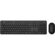 asus cw100 wireless keyboard and mouse set black photo