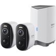 baseus n1 wi fi 2k ip67 home security camera outdoor 2xpack white photo