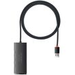 baseus lite usb hub 4x usb a 30 type c 1m black photo