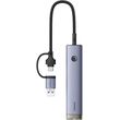 baseus ultrajoy type c hub 3x usb a 30 type c rj45 grey b0005280b811 14 photo photo