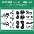 DIQ AMBIENT 8176 ED117 BENZ E W213 DIQ AMB.LIGHT  MERCEDES E W213 MOD 2017-2020 WITH 14 LIGHTS