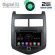 digital iq x323m gps 8 dvd multimedia system for chevrolet aveo mod 2011 2014 photo
