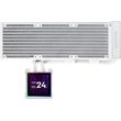 lian li hydroshift ii lcd s 360n white fanless aio cpu cooler 34 screen 1851 1700 am5 am4 photo