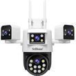 srihome 8mp quad lens ptz security camera sh066 photo srihome 8mp quad lens ptz security camera sh066 photo