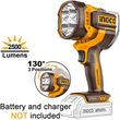 proboleas ergasias 20v li ion solo 800 1400 2500 lumens ingco cwli20885 photo