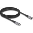 delock usb 20 cable usb c male usb c female 240w mayro 2m 81202 photo