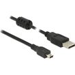 delock usb 20 cable usb a male mini usb b male 2m 84914 photo