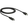 delock regular usb 20 cable usb c male mini usb b male mayro 05m 83335 photo