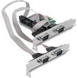 DELOCK ����� PCIE �� 4 ����� RS232 DB9 SERIAL (90410)