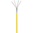 goobay 93266 cat5 patch f utp cable yellow 100m photo