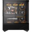 DARKFLASH COMPUTER CASE DY460 BLACK WITH 4 ARGB FANS