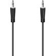 cable hama 205287 from aux m to aux m 05m black photo
