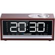 BLAUPUNKT CR60BT BLUETOOTH CLOCK RADIO ALARM BROWN WOOD