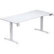 gaming desk anda seat desk extreme 18m adjustable height white photo