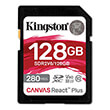 KINGSTON SDR2V6/128GB CANVAS REACT PLUS V60 128GB SDXC C10 UHS-II U3