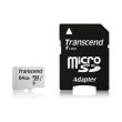 transcend 300s ts64gusd300s a 64gb micro sdxc uhs i u1 class 10 with adapter photo